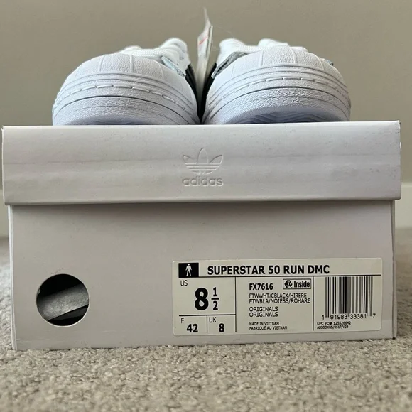 Adidas Superstar 50th Anniversary Run DMC She’ll Toes ORIGINALS DS